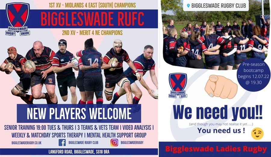 Poster for pre-season training