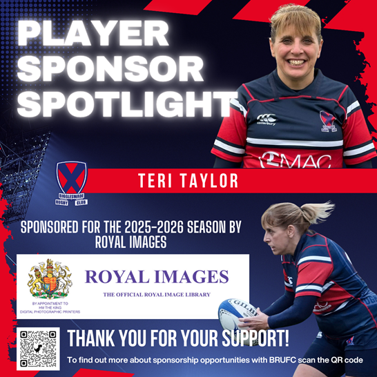 Graphic with picture of Teri Taylor and logo of Royal Images
