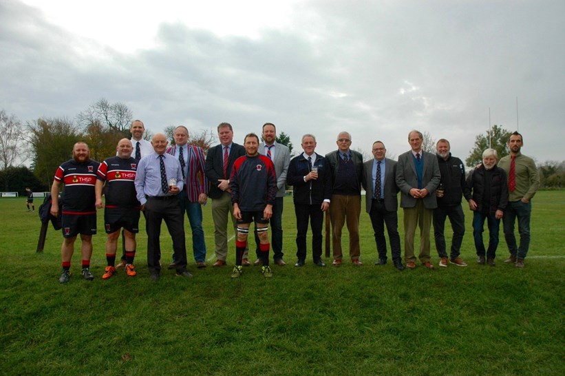 Former Club Captain's Line-up at Reunion Day