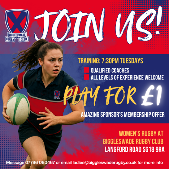 Graphic appealing for women players to join the club
