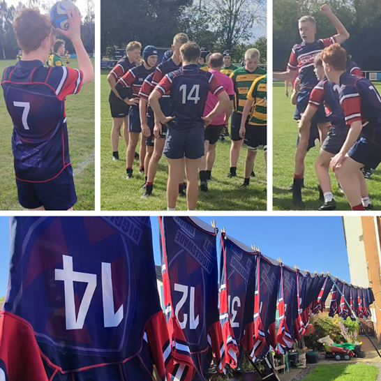 Photo montage of images from U16s match v Bugbrooke
