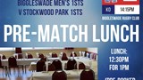 Poster for Dec 21 Pre-Match lunch - all the details are in the text of the post