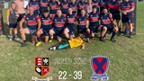 Picshows Men's 2nds team with result showing: Kempston 1sts 22 - 39 Biggleswade 2nds
