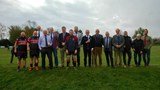 Former Club Captain's Line-up at Reunion Day