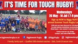 Promo poster for Touch Rugby tournament