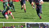 Action photo montage from U12s game v Luton