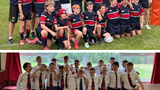Graphic shows U13s in team kit and post-match shirts and club ties from win against Letchworth 14/09/25